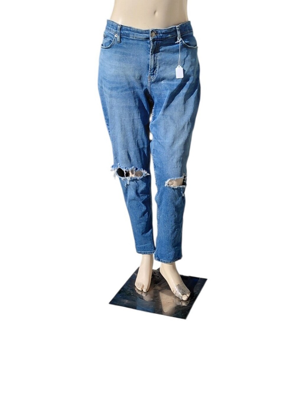 92426L Women's Calvin Klein Skinny Jeans Size 16W, 28" Inseam 10" Rise